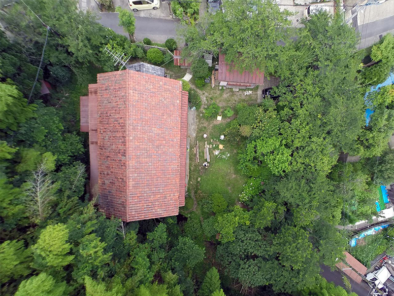 たけのこ庵上空