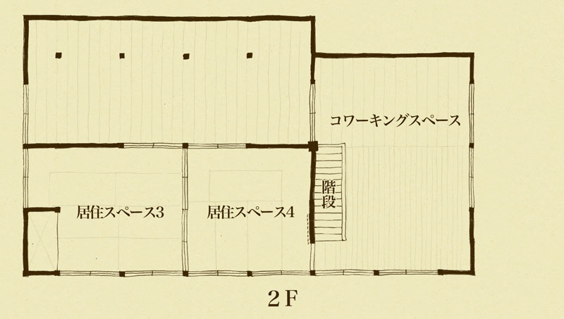 たけのこ庵間取り