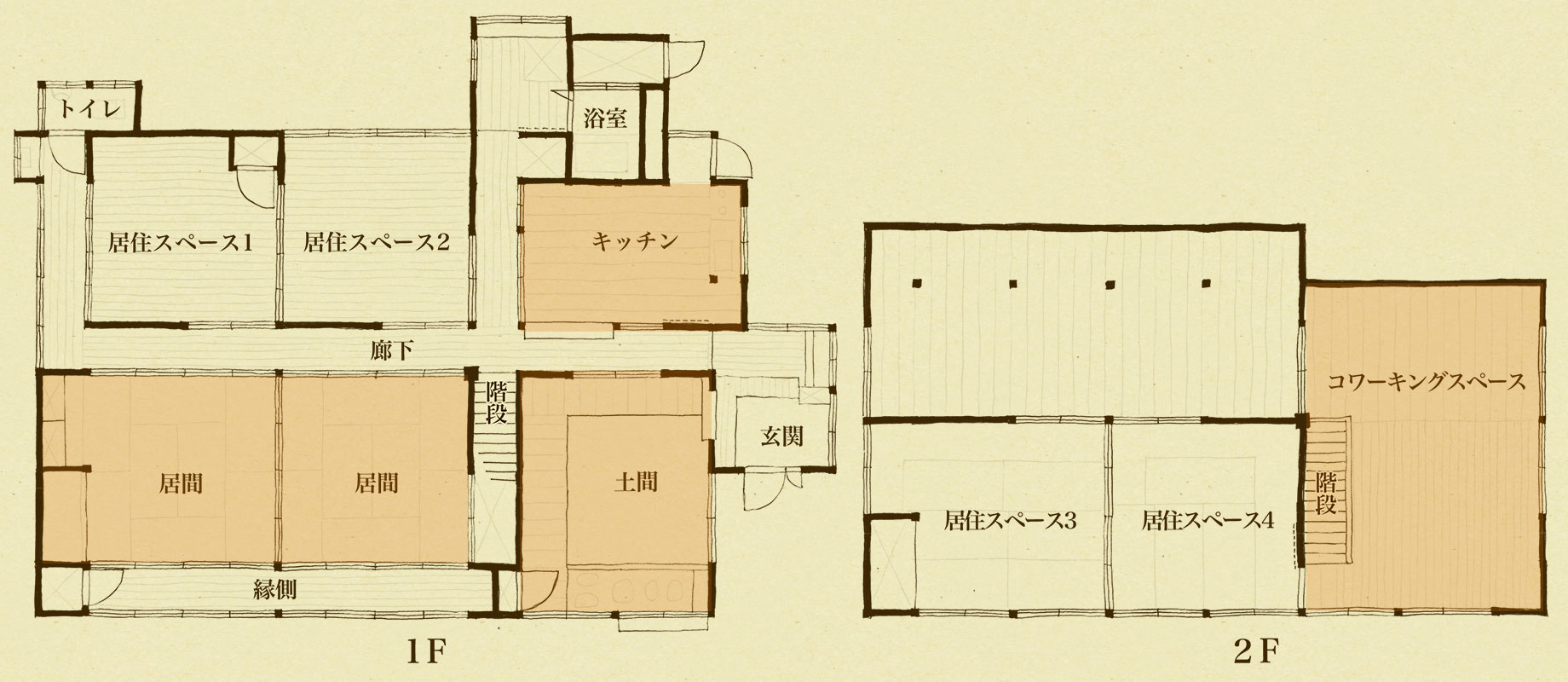 たけのこ庵 間取り